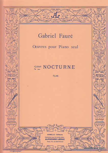 FAURE GABRIEL - NOCTURNE N°2 OP.33 - PIANO