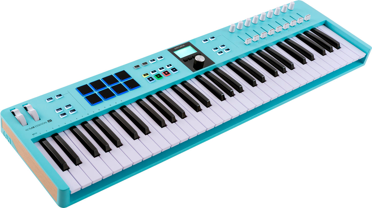 Keylab Essential 61 MK3 Água-marinha