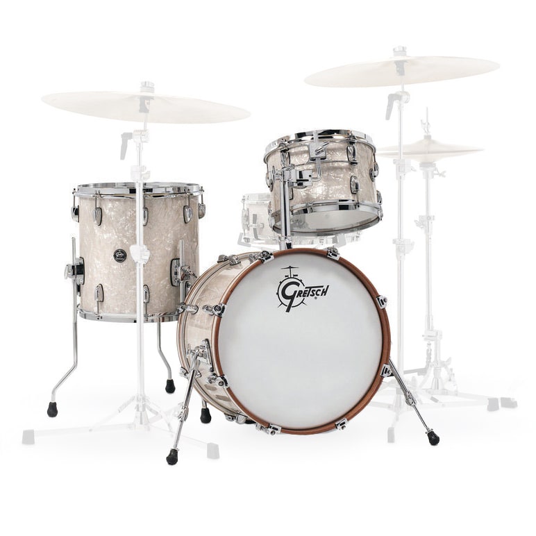Gretsch Drums Renown Maple Jazette 18 Pérola vintage