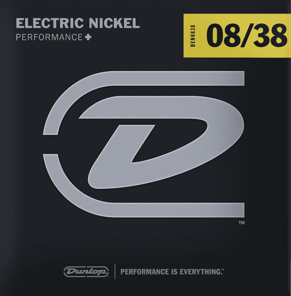 NICKEL PLATED STEEL ELECTRIC STRINGS ELECTRIC SET NICKEL 08-38