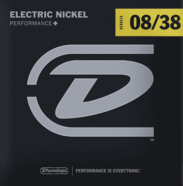 NICKEL PLATED STEEL ELECTRIC STRINGS ELECTRIC SET NICKEL 08-38