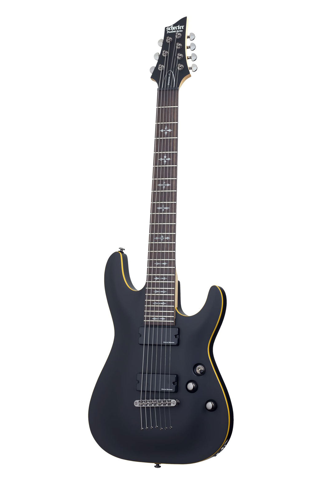 Demon 7 Preto acetinado envelhecido