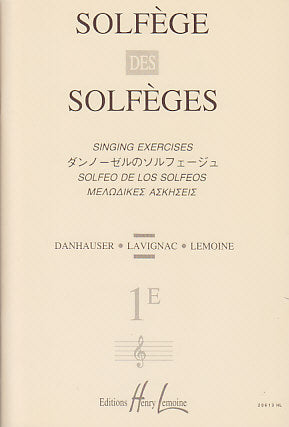 LAVIGNAC ALBERT - SOLFEGE DES SOLFEGES VOL.1E SANS ACCOMPAGNEMENT