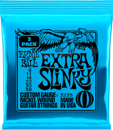 3225 Extra Slinky 8-38 Embalagem de 3