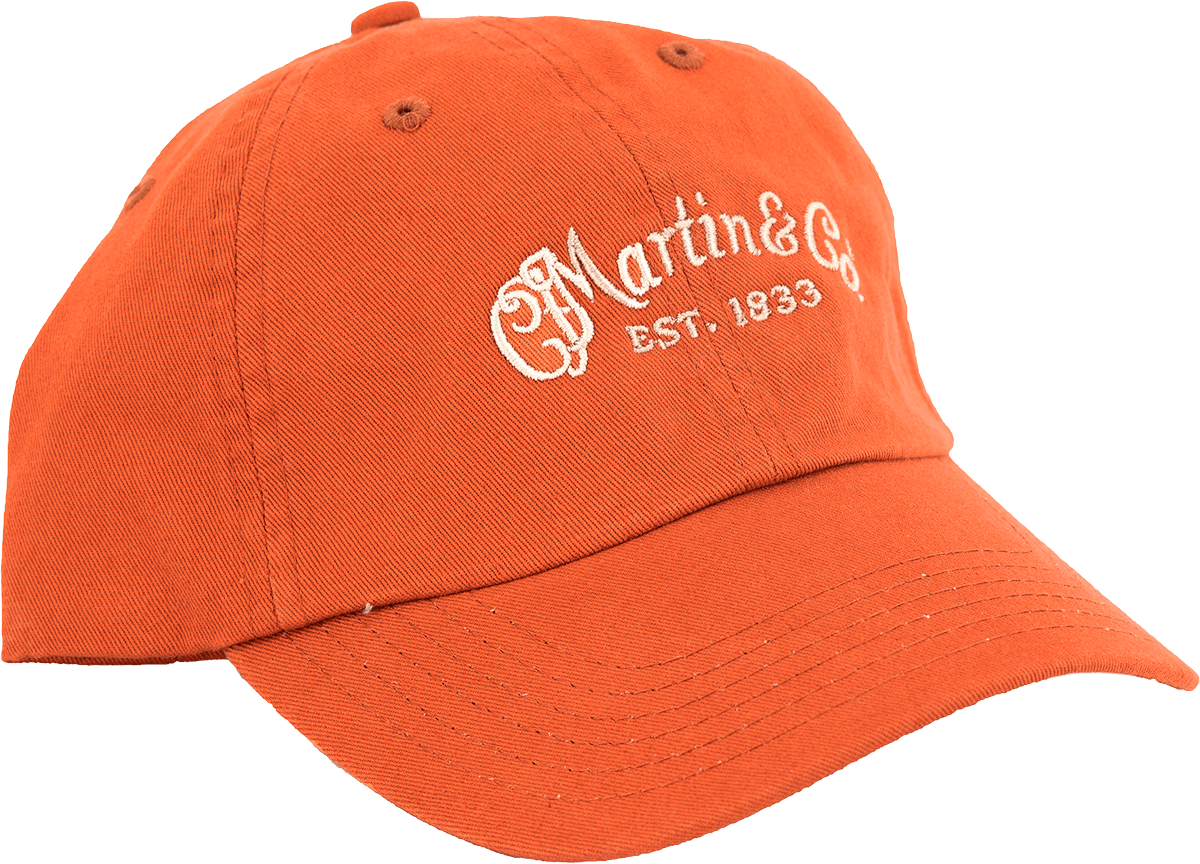 Boné laranja logo CF Martin