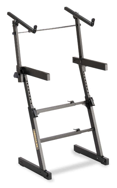 Hercules Stands Suporte duplo para teclado KS410B Preto