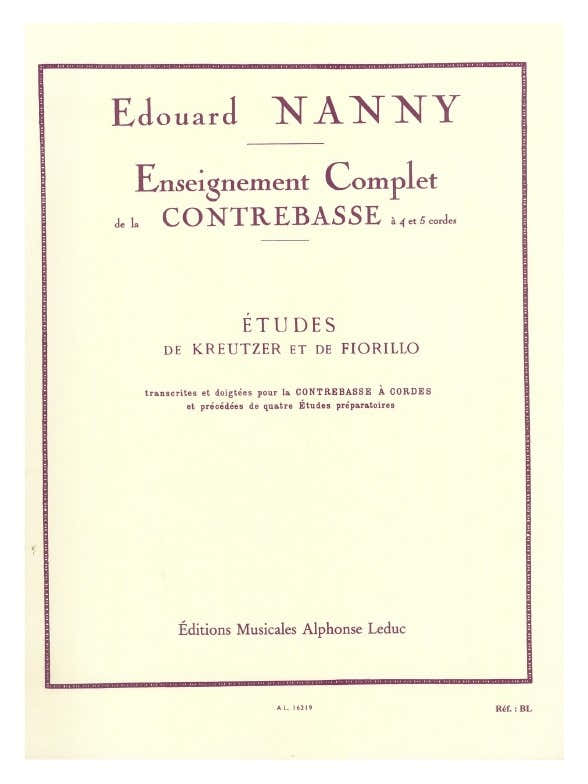 Nanny Edouard - Etudes De Kreutzer et De Fiorillo