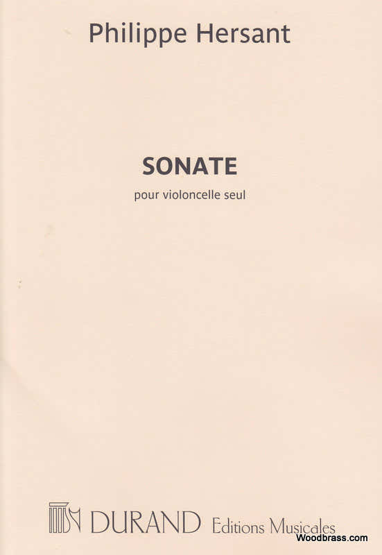 HERSANT P. - SONATE - VIOLONCELLE