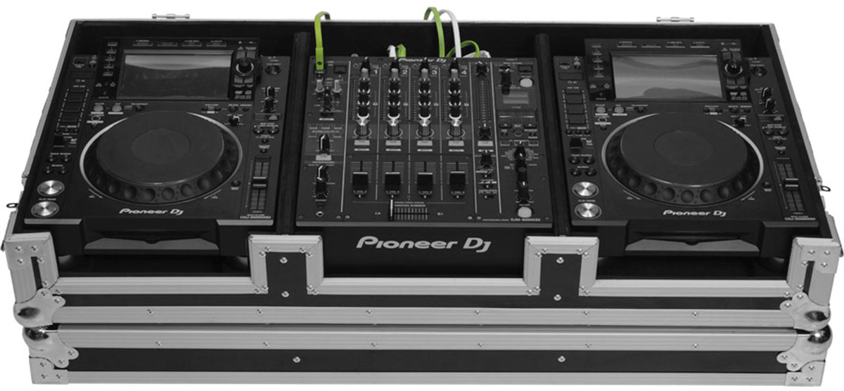 Flight Mesa de DJ CDJ-2000NXS2 / DJM-900 Prateado