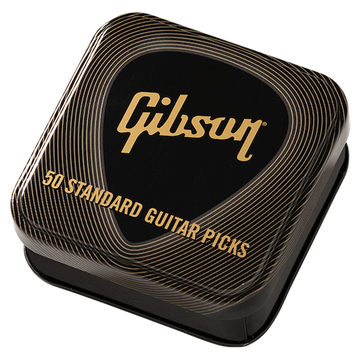 Palhetas Standard Lata Pack De 50 Pretas Finas
