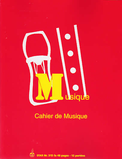 Caderno de Música 12 Pautas