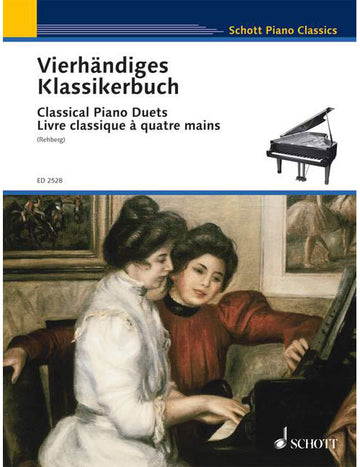 Livro Clássico A Quatro Mãos - Piano (4 Hets)