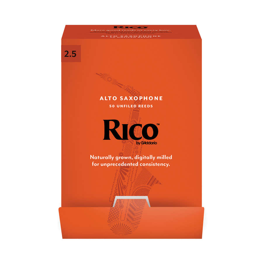 RJA0125-B50 - PALHETAS SAXOFONE ALTO RICO PAR - FORCE2 - BOX OF50