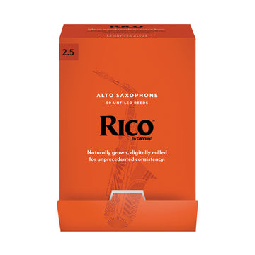 RJA0125-B50 - PALHETAS SAXOFONE ALTO RICO PAR - FORCE2 - BOX OF50