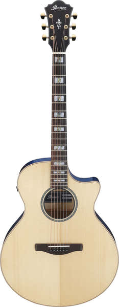 AE390-NTA Tampo natural, corpo azul-aqua