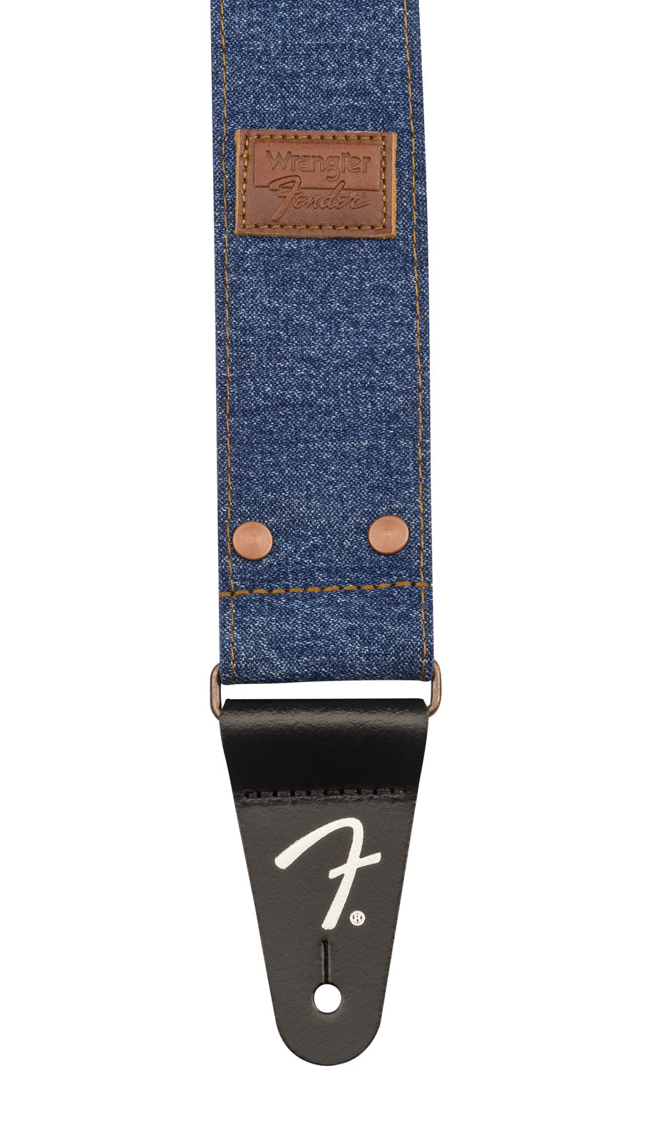 x Wrangler correia de ganga com rebites índigo