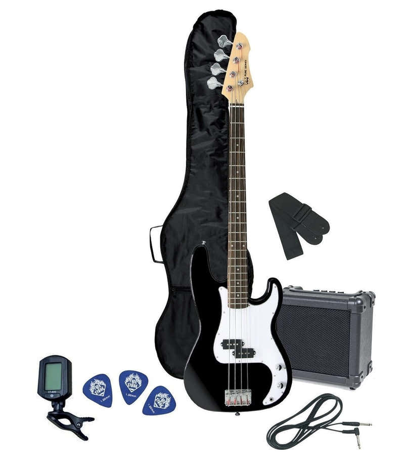 Baixo Elétrico Pack de Baixo Rcb-100 Preto