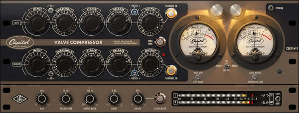 UAD Capitol Compressor de masterização