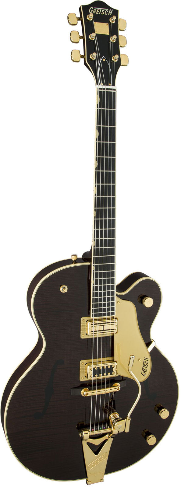 G6122T-59 Country Gentleman Vintage Select Signature Chet Atkins Laca com tingimento de nogueira