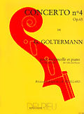 Edition Delrieu Goltermann Georg - Concerto N°4 Op.65 En Sol Maj. - Premier Mouvement - Violoncelle Piano