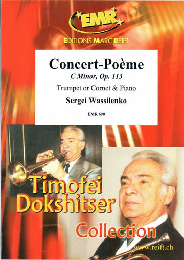 Wassilenko Sergei - CONCERT-poeme Op.113 - Trompette & Piano