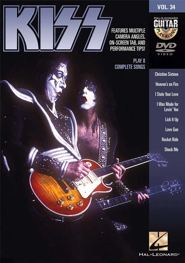KISS GUITAR PLAY ALONG VOL.34 - DVD