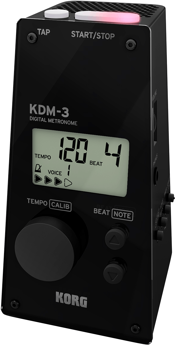 TRADITIONAL METRONOMES BLACK WITH RESONANT LOUDSPEAKER