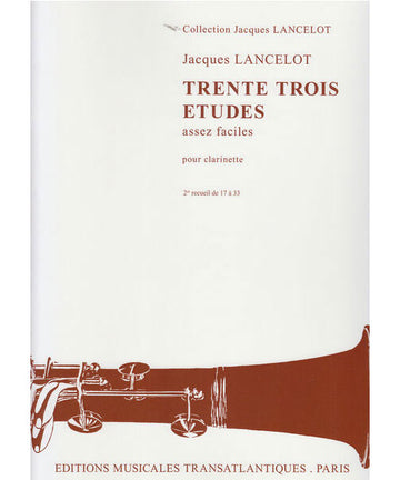 33 Etudes Assez Faciles Vol. 2 - Clarinette