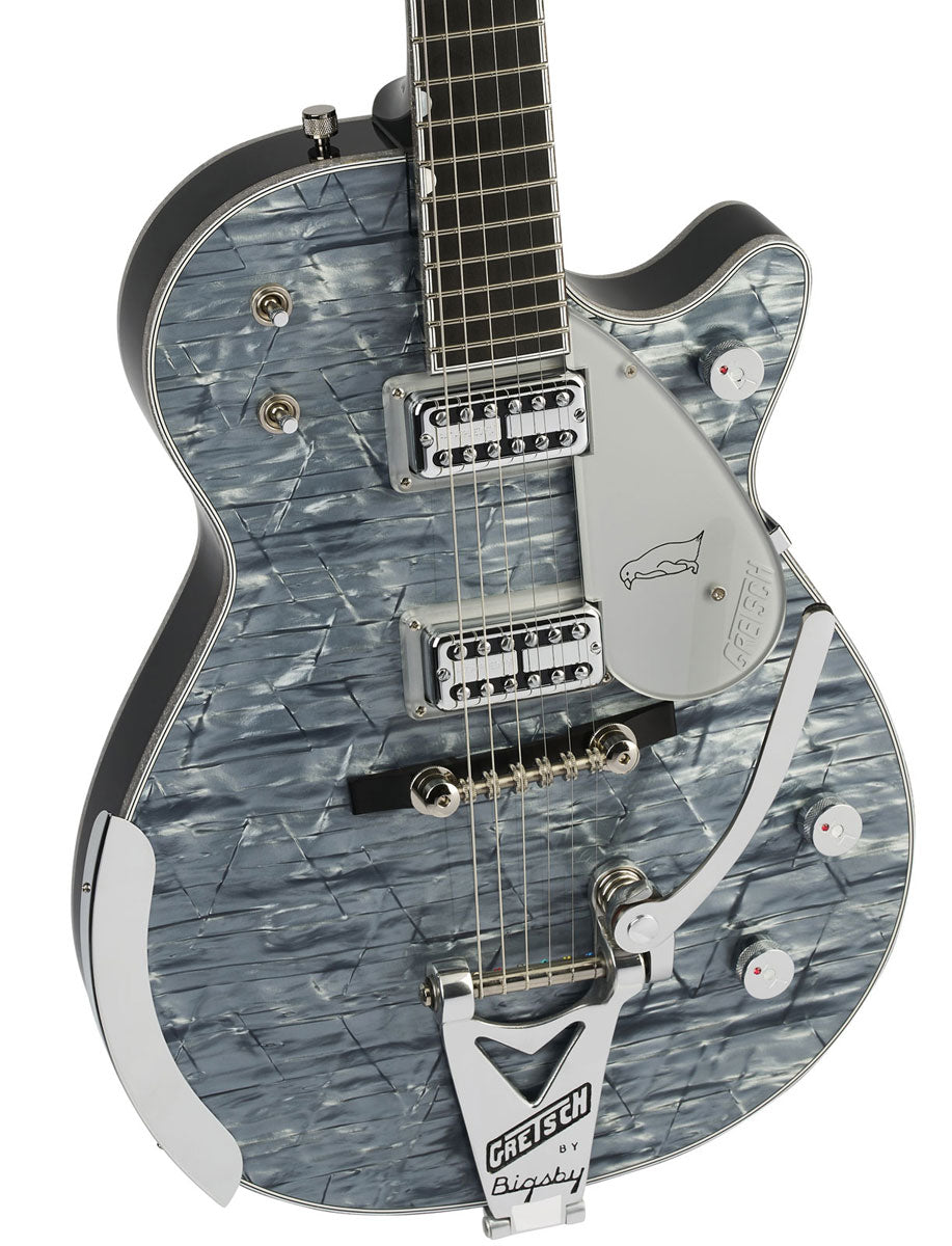 G6134T-58 LTD Penguin String-Thru Bigsby Ebo Azul-claro perolado