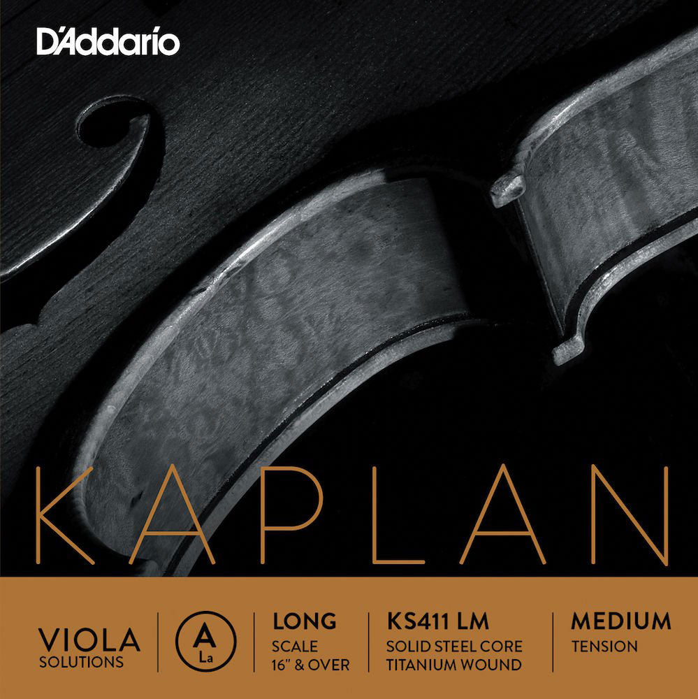 D'ADDARIO STRING ONLY (A) FOR VIOLA KAPLAN SOLUTIONS "LONG SCALE" TENSION MEDIUM
