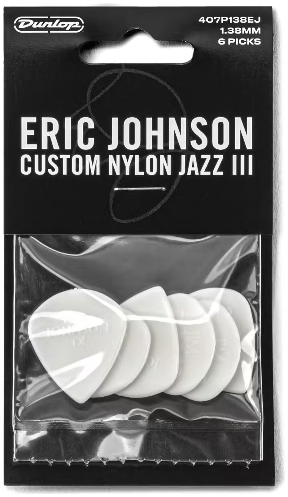 6 x 1,38mm Eric Johnson Custom Nylon Jazz III
