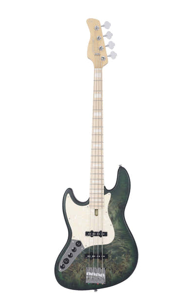 Er V7 Swamp Ash Reissue-4 Lh Tgr.S Verde Transparente Satinado