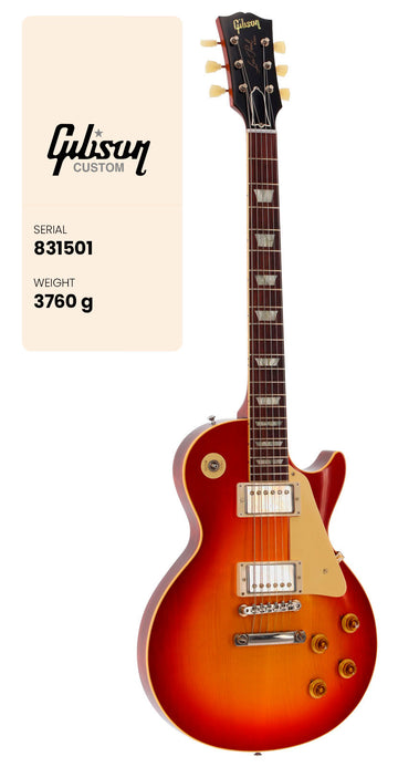 Les Paul Standard 1958 Ultra Light Aged Washed Cherry Sunburst CS MLC #831501