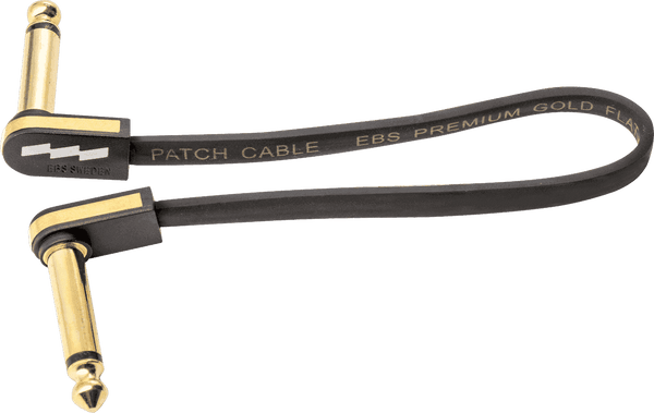Cabo de Patch para Guitarra 18 CM Compacto Dourado