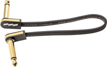 Cabo de Patch para Guitarra 18 CM Compacto Dourado