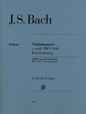Bach J.S. - Concerto For Violin And Orchestra A Minor BWV 1041