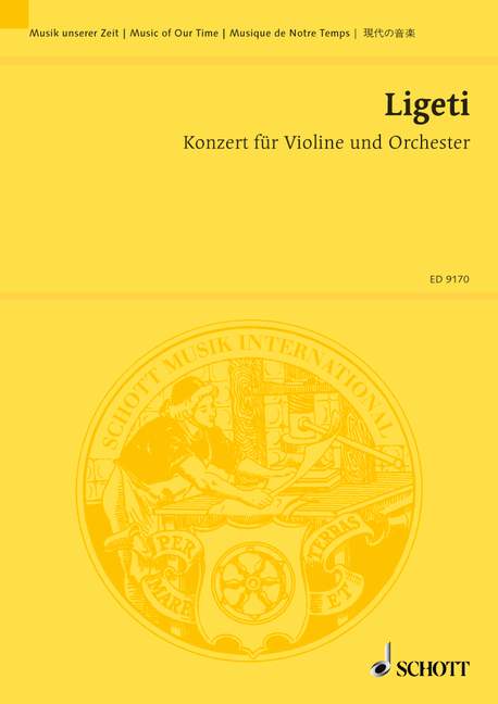 LIGETI GYOERGY - CONCERTO - VIOLIN AND ORCHESTRA
