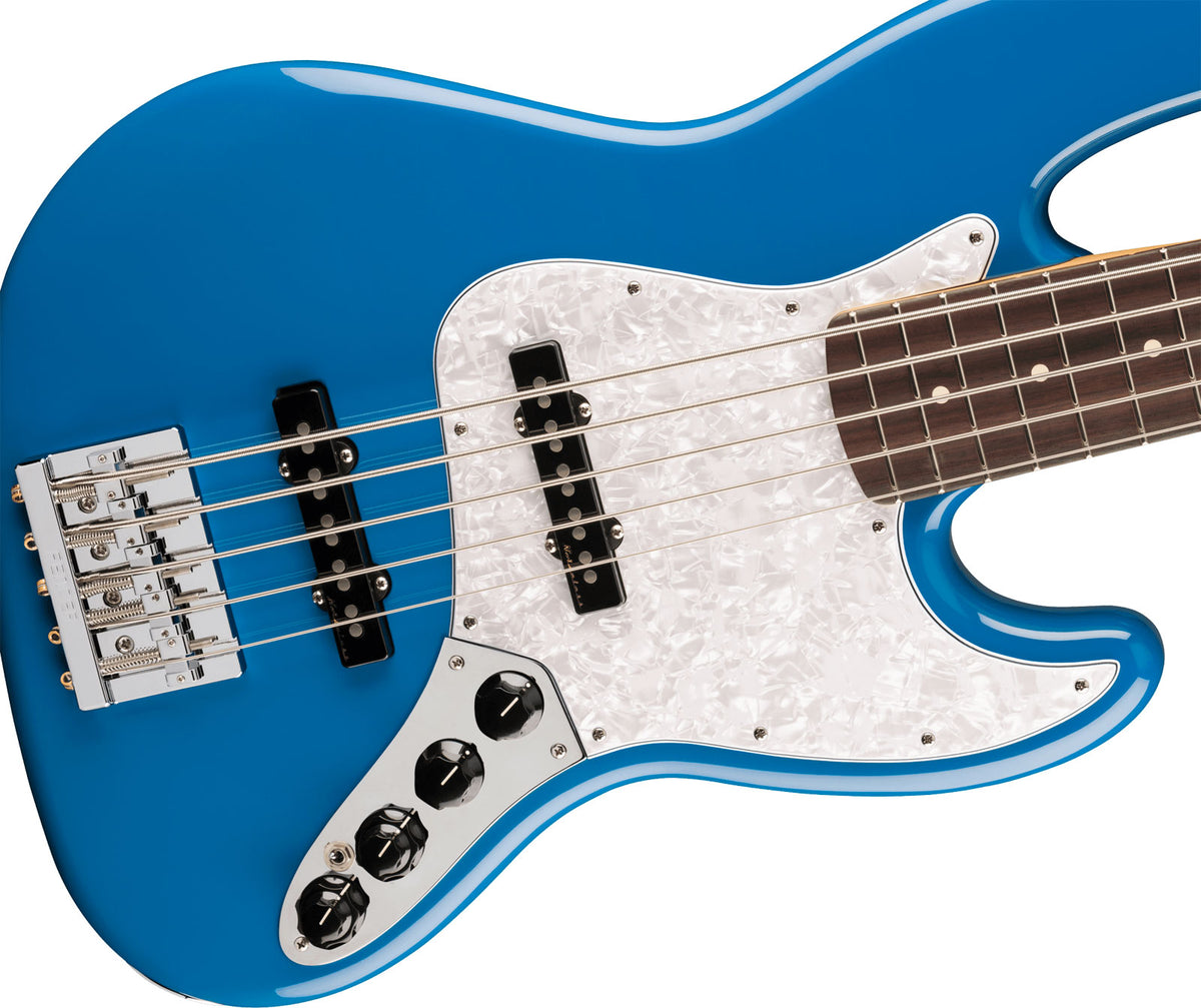 Jazz Bass V Active Player II Modified RW Azul Elétrico