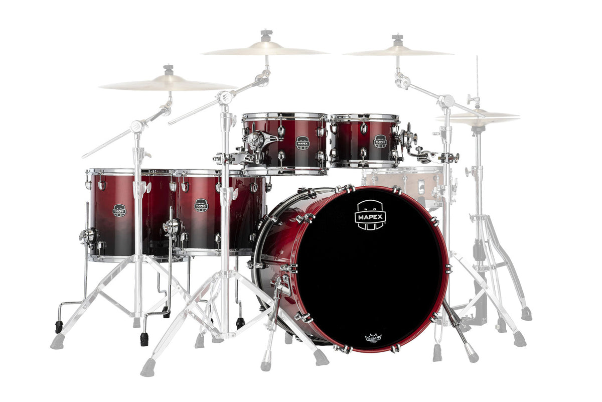 Mapex Saturn V Studio 22 Degradê Escarlate