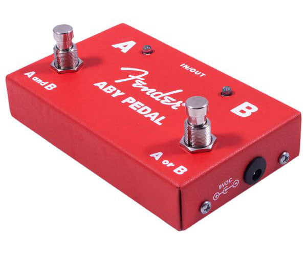 2-SWITCH ABY PEDAL RED