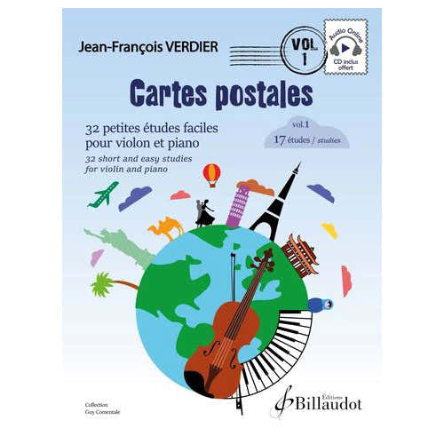 Verdier J.F. - Cartes Postales Violon Vol. 1