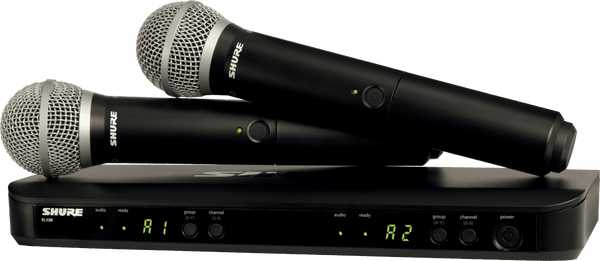 BLX DUAL RECEIVER & PG58 MICROPHONE - H8E