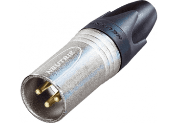 Ficha Macho XLR 3 Polos Série XX