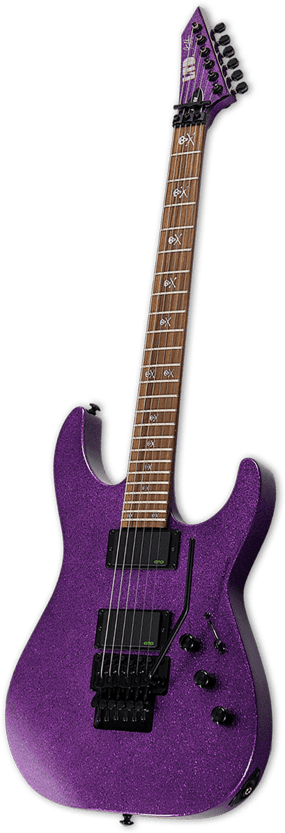 Kirk Hammett Model 602 Glitter Purple