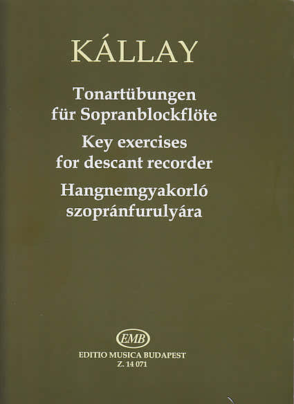 Kallay G. - Tonartubungen Fur Sopranblockflote