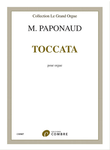 PAPONAUD MARCEL - TOCCATA - ORGUE