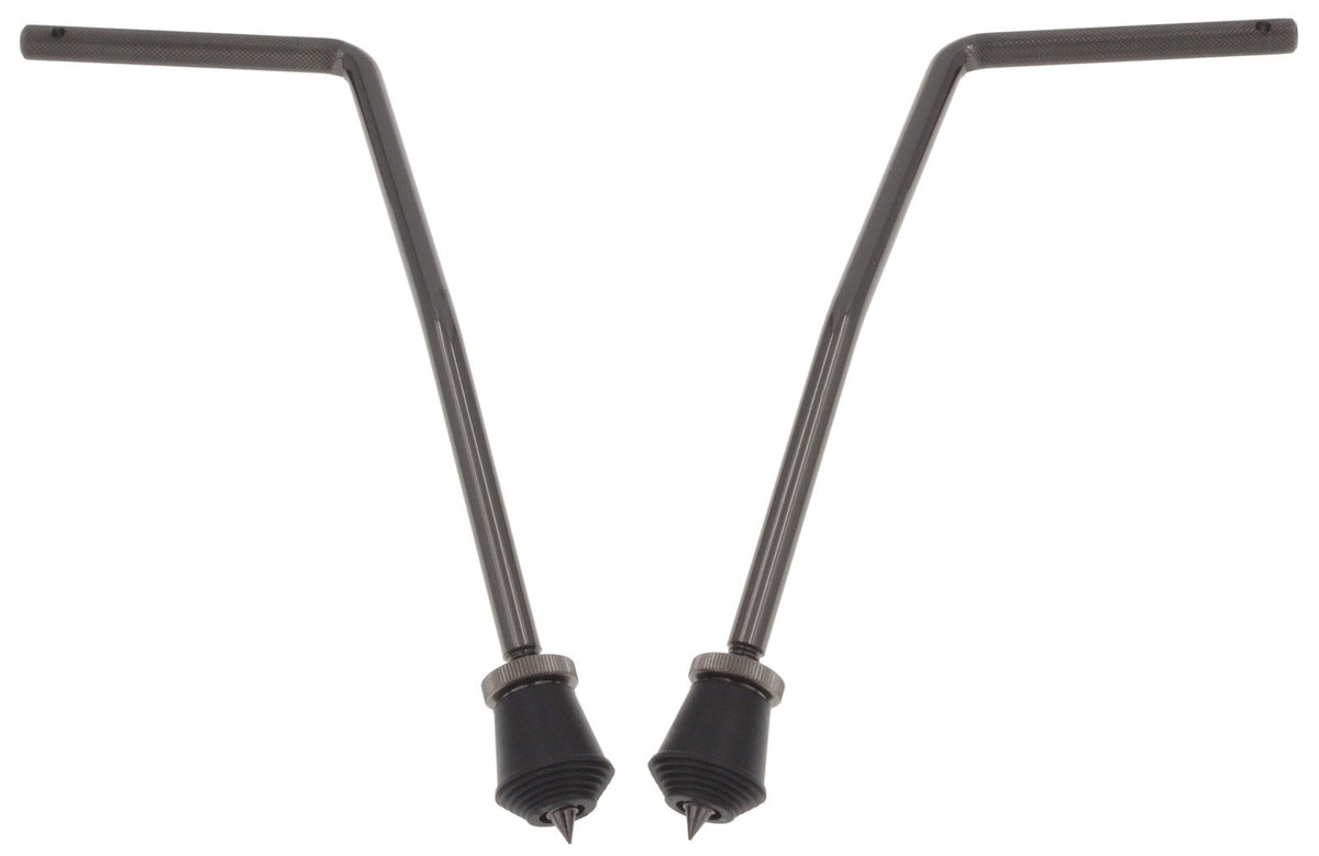 Sparedrum BDS7-105-Bk Pés De Bombo Curvos 10.5mm X2 Pretos