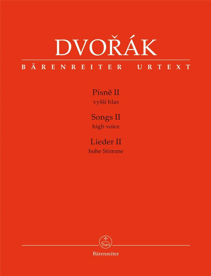 DVORAK A. - SONGS II - HIGH VOICE & PIANO