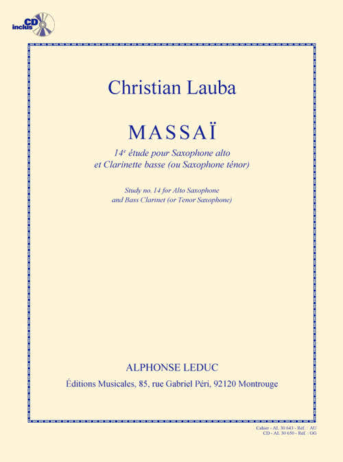 Lauba Massai 14e Estudo Dueto com saxofone