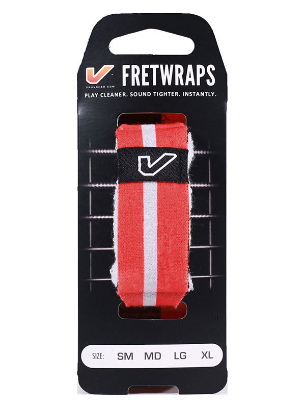 FretWraps Bandeiras do mundo Vermelho-Branco - Médio